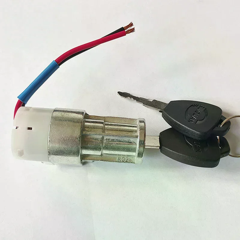 Universal Electric Bicycle Lithium Battery Box Lock Big Head Lock Electric Vehicle E-bike Lithium Battery Lock On/Off