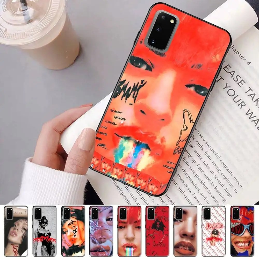 

Rosalia Spanish Singer Phone Case For Samsung S 24 Fe 25 Ultra Plus 20 Lite 21 30 22 23 24 22 Ultra 5G Fundas
