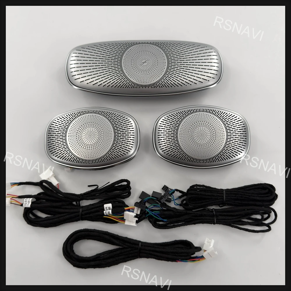 3-Piece Rear Roof Ambient Lighting Kit for Mercedes-Benz C-Class W205 GLC X253 2015-2021 Vehicle Interior Overhead Trim Retrofit