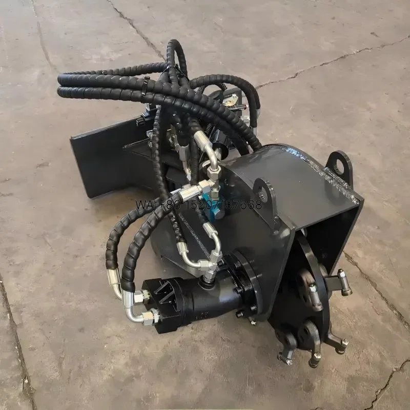 Wmwmnu for RoadLovin Stump Grinder Attachment for Mini Skid Steer Loader Mini Loader for Sale