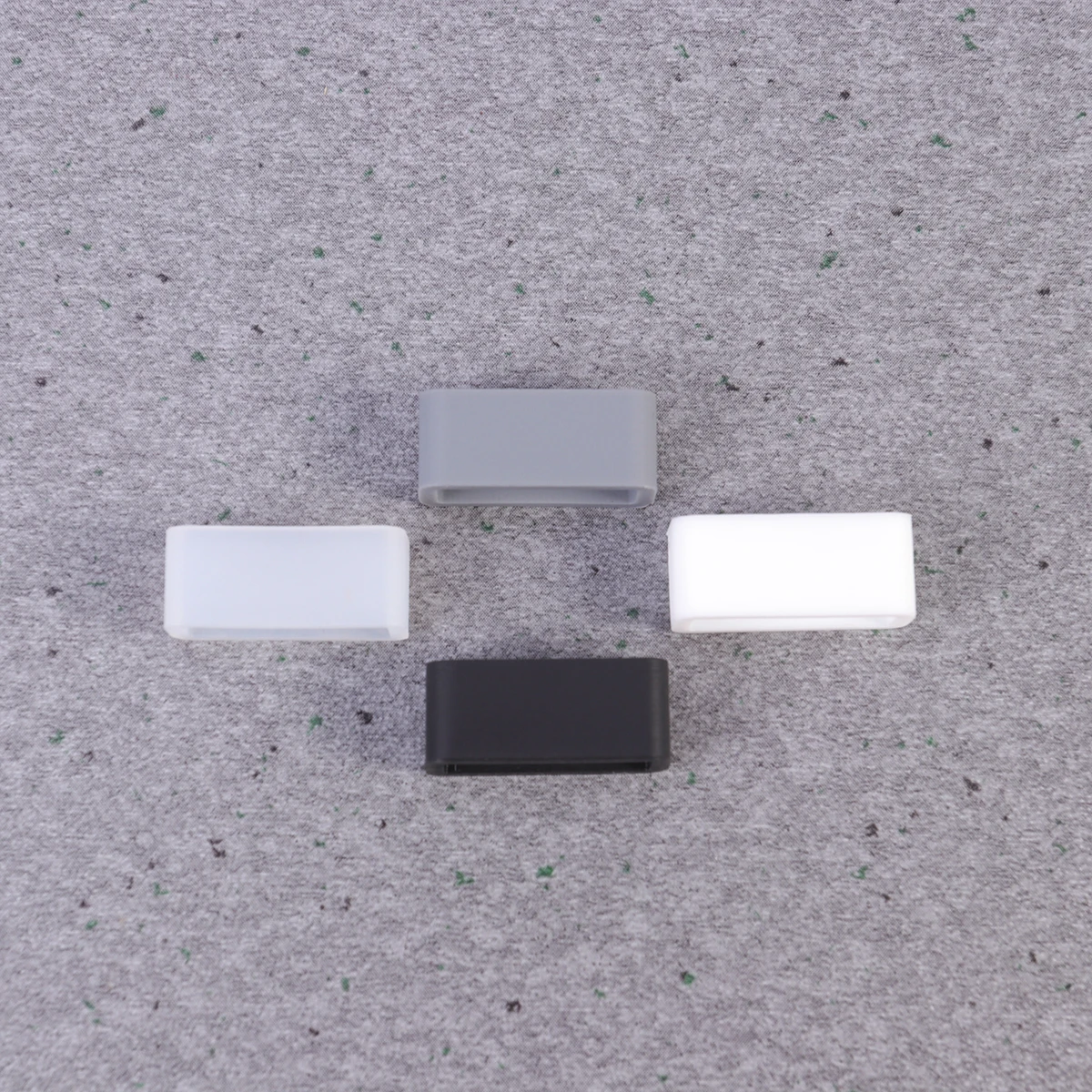 

4 шт., ремешок для часов, пряжка, силиконовый ободок, клейкая прокладка, петля, замена кольца, подходит для большинства часов, яркий цвет, мягкий, гладкий