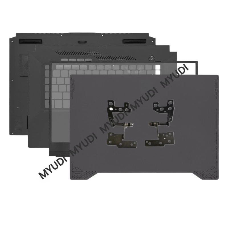 

New Case For ASUS TUF AIR F15 FX516 FX516P FX516PM FX516PR FA516 Screen Back Cover Front Bezel Hinges Palmrest Cover Bottom Case