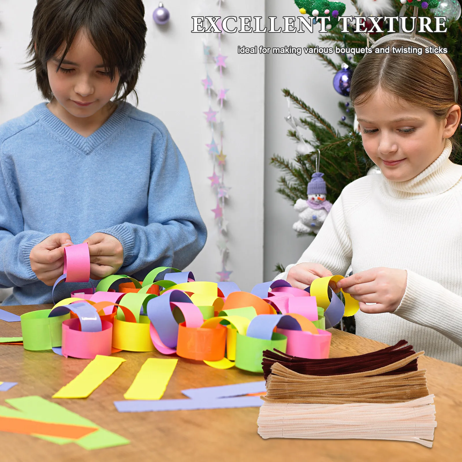 Art Craft Jumbo - 300Pcs Thick Jumbo Pipe Cleaners for