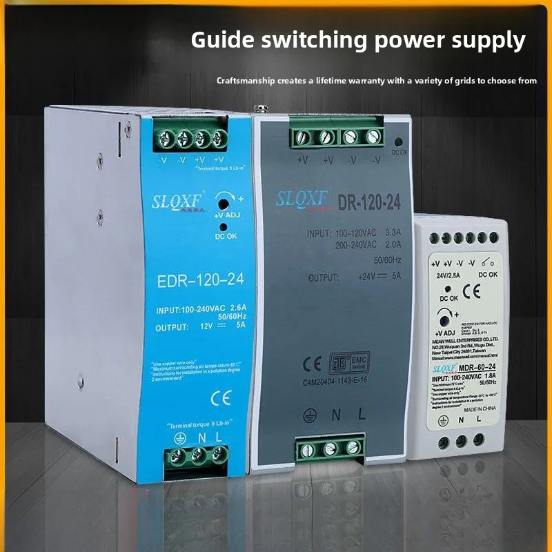 Industrial Power Supplier input 220V output  24V current 1A ,5A ,10A , CE , automation industrial