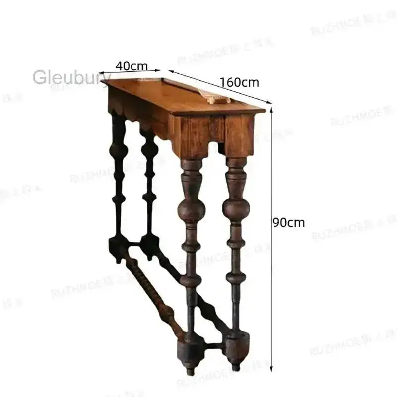 Simple Creative Design Corner Table Feel Modern Entryway Console Tables Tribesigns Living Room Console Ingresso Home Furniture