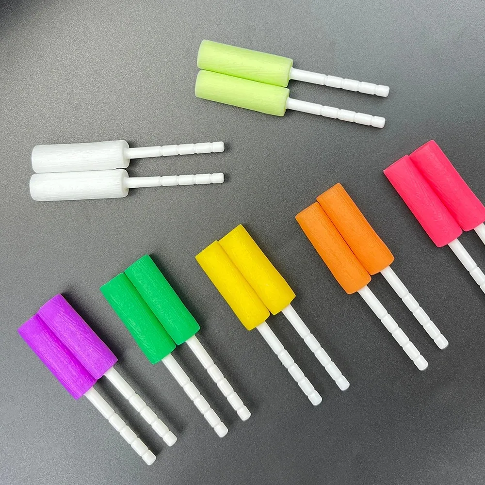 40Sets Chewies Aligner Fruit Flavors Silicone Teeth Stick Flexible Aligner Seating Chews Tray Seaters Chompers for Dental Braces