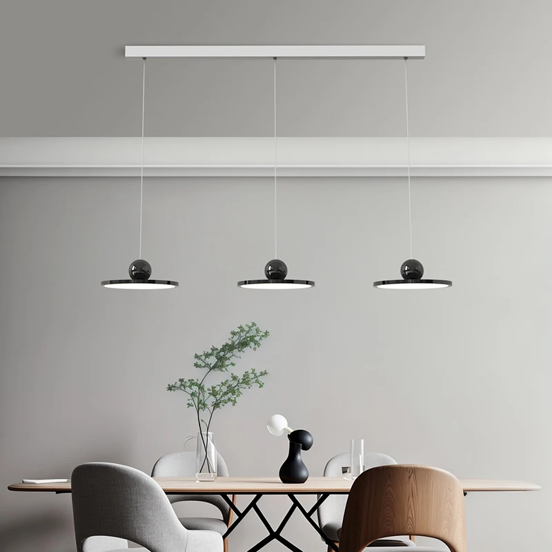 

New Modern Simplicity Dining Room Pendant Light With Multiple Heads Creative Art Long Living Room bar counter Pendant LED Lamp