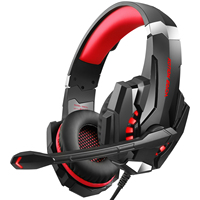 Led Light Stereo Sound Noise Cancelling Mic G9000 Pro Wired Gaming Headset for Ps4 Pc Xbox One Switch Ps5 Controller