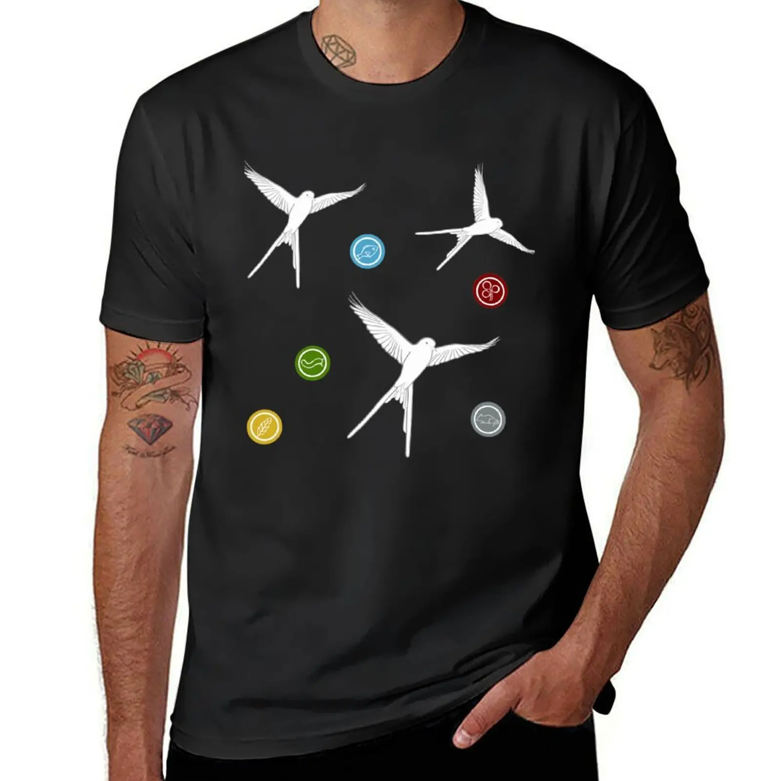 

Wingspan Food T-Shirt cute tops anime figures korean fashion mens white t shirts