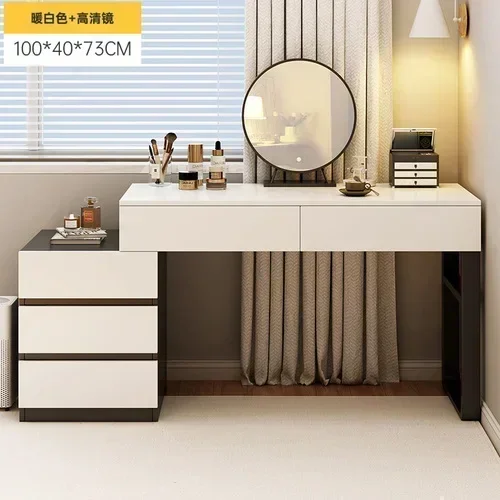 Nordic Led Chair Dressing Table Container Comfortable Dressing Table