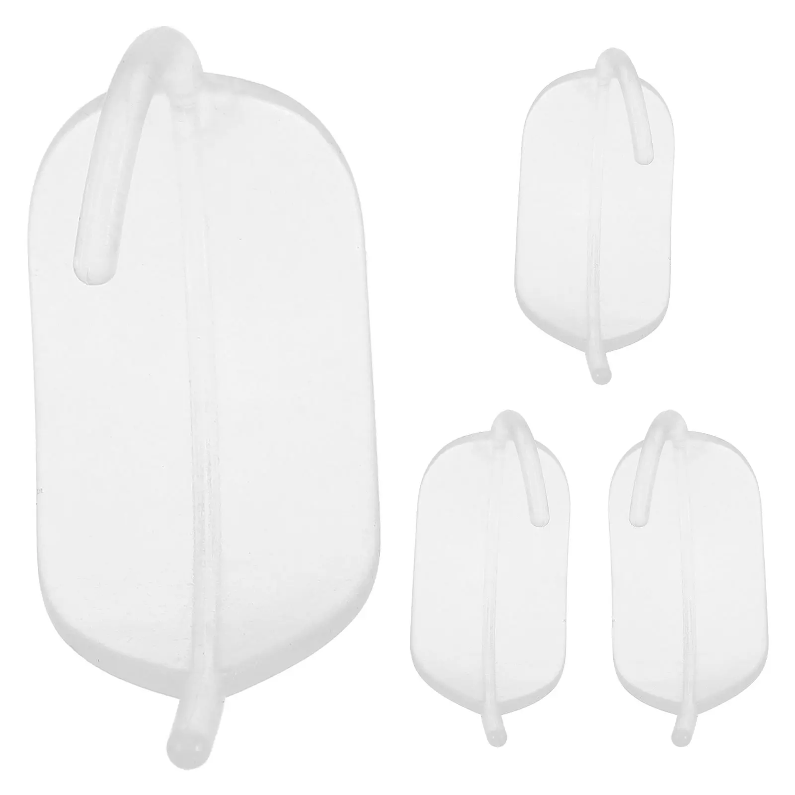 

2Pairs Transparent Silicone Ear Cuffs Reusable Elf Ear Clips for Women Teen Girls Cosplay Halloween Fashion Accessories