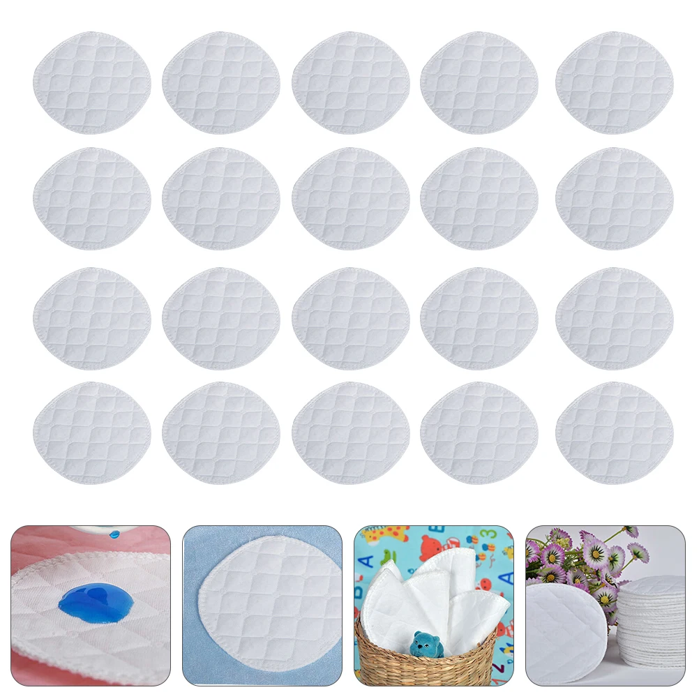 

20 Pcs Leak Proof Breastfeeding Pads Washable Reusable Nursing Feeding Milk Saver Lactation Support
