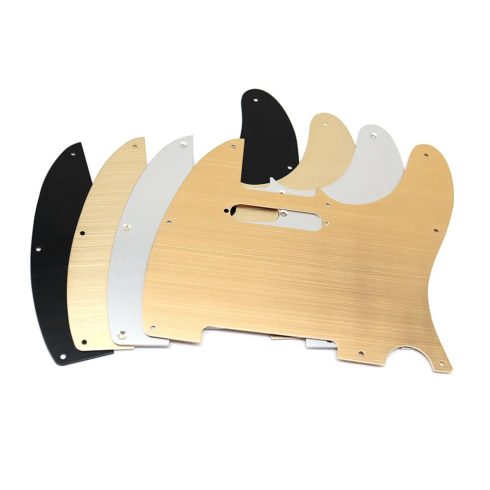 1pcs TL Electric Guitar Pickguard 8/10 Hole TL Metal Scratch Plate For TL Style Guitar 5 Coloer