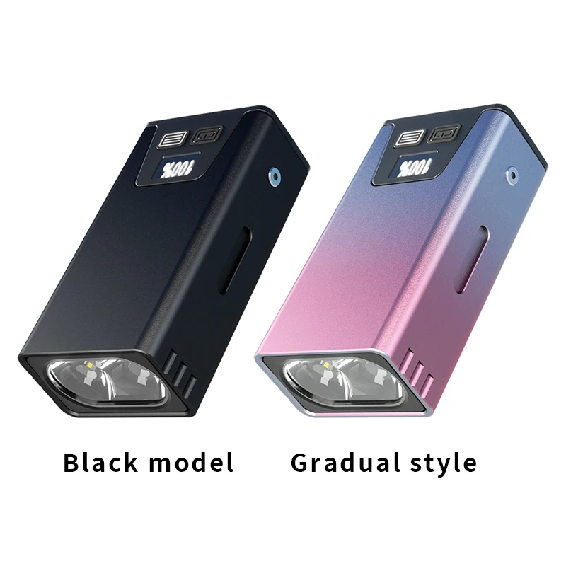 

Digital Power Display LED Keychain Light Portable Super Bright Magnetic Work Lamp Type-C USB Rechargeable Emergency Mini Torch