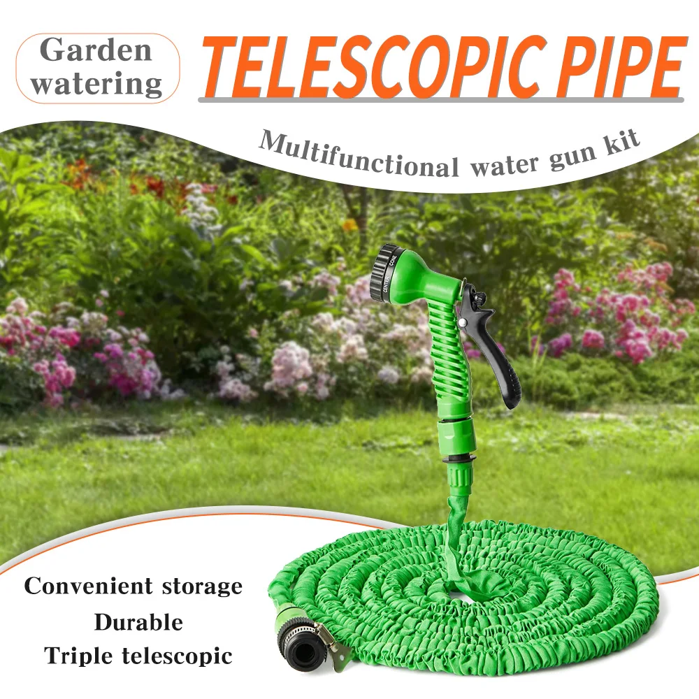 Frostproof Adjustable Garden Hose Spray Sprayer for Flowers Magic Flexible Hose for Farming Watering System