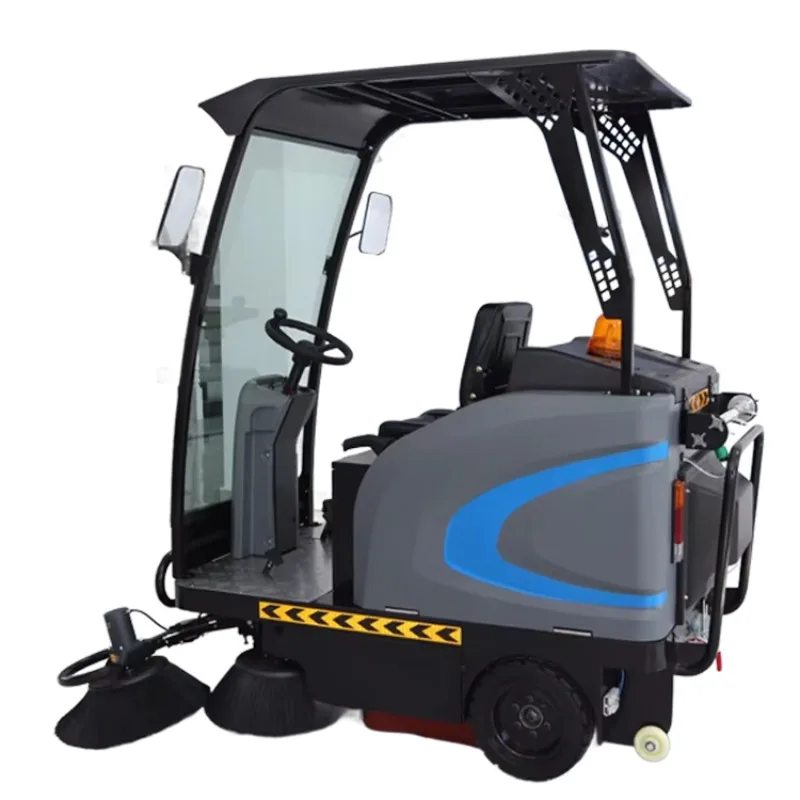 آلة تنظيف الركوب الكهربائية المباشرة من المصنع، معدات التنظيف الصناعية الداخلية الأوتوماتيكية، مكنسة أرضية فعالة #1