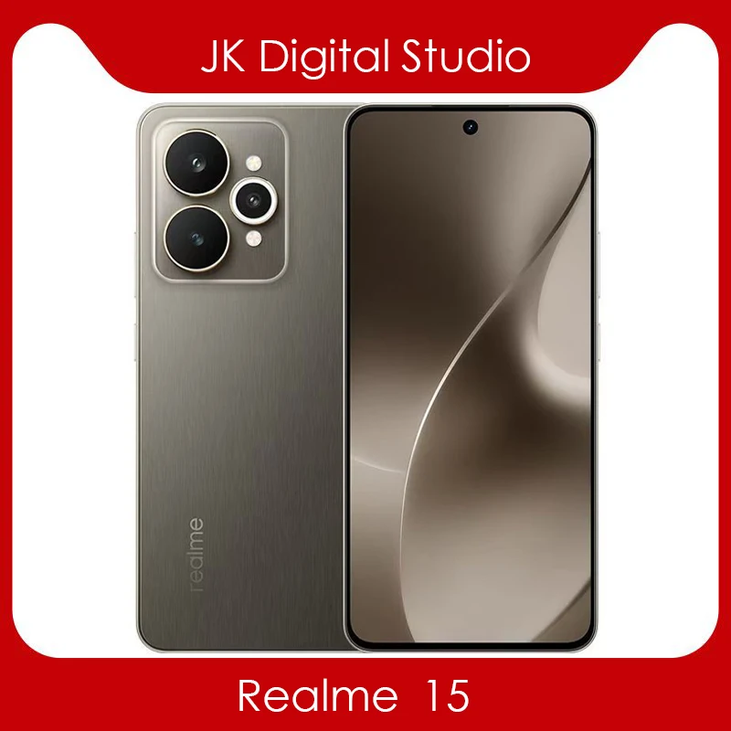 جوجل بلاي غير مقفول Realme 15 هاتف محمول 6.77 بوصة 144 هرتز MTK Deminsity7300 + 50MP 7000Mah 80 واط داش شاحن NFC النسخة الصينية #1