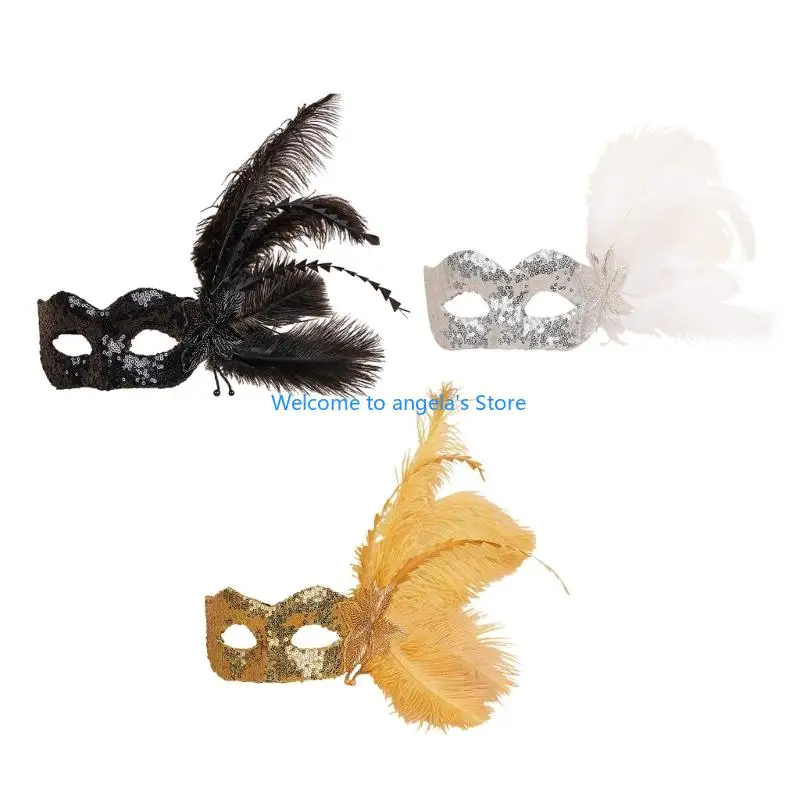 

X4YC Masquerades Mask Mardi Gras Mask Birthday Prom Wedding Party Venetians Mask Gifts