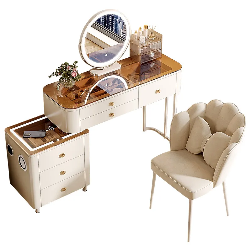 Makeup Shelf Dressing Table Dressers Vanity Desk Closets Sideboards Dressing Table Light Tavolo Da Trucco Bedrooms Furniture