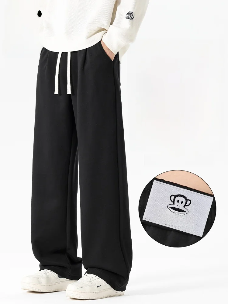 

PaulFrank American Sle Men's Casual Pants Spring Autumn New Loose Drape Straight Leg Sport Sweatpants Youth Trend Cotton Po...