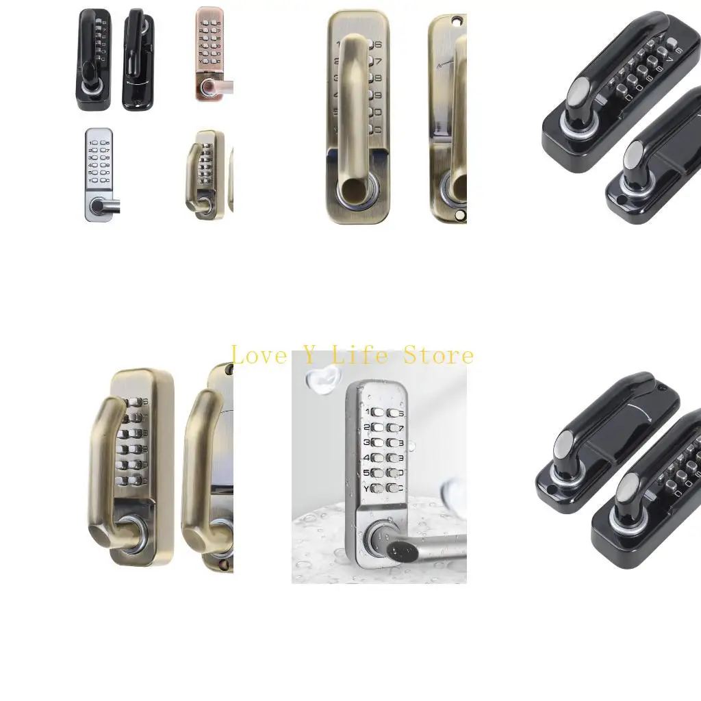 

L74C Zinc Alloy Combination Code Lock Keyless Entry Door Lock High Security Door Lock
