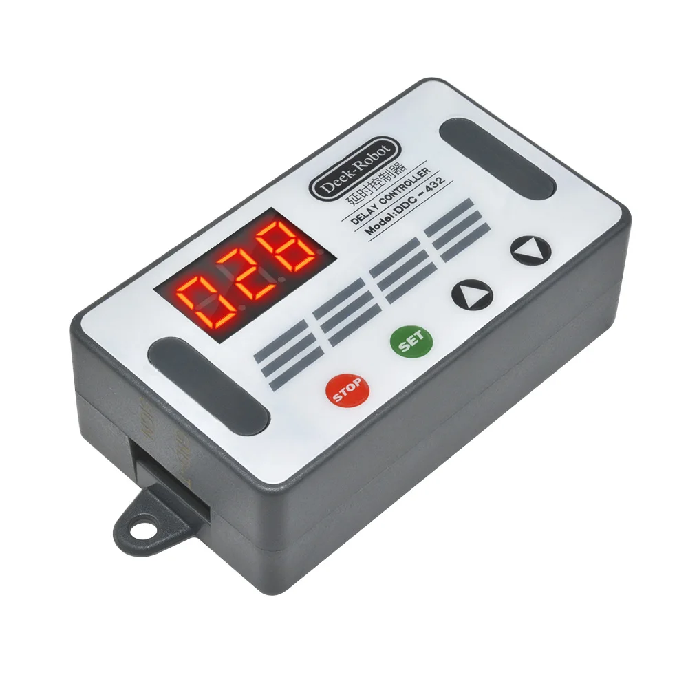 DC 5V-30V Dual MOS Time Delay Relay High Level Trigger LED Digital Display Cycle Time Timer Delay Switch Circuit 12V 24V 0-999