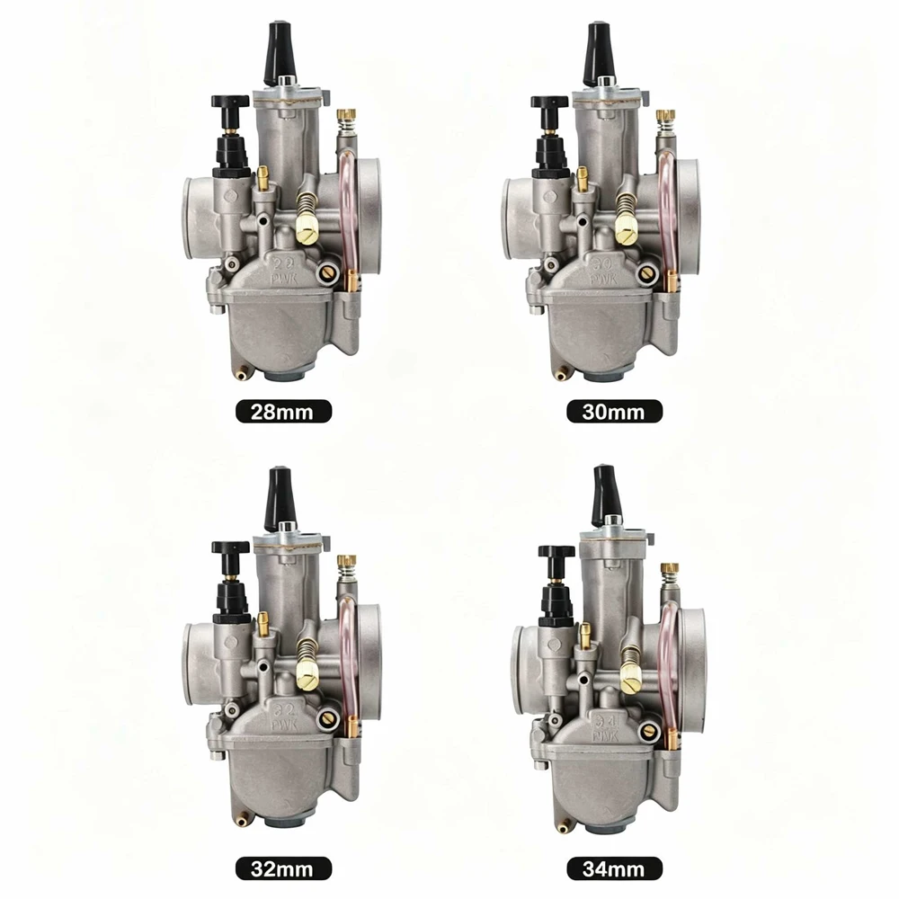 Motorcycle Carburetor PWK 21 24 26 28 30 32 34mm Carburetor For ATV Quad Go Kart Dirt Bike CRF100 125 150 230 250 KLX85 100 110