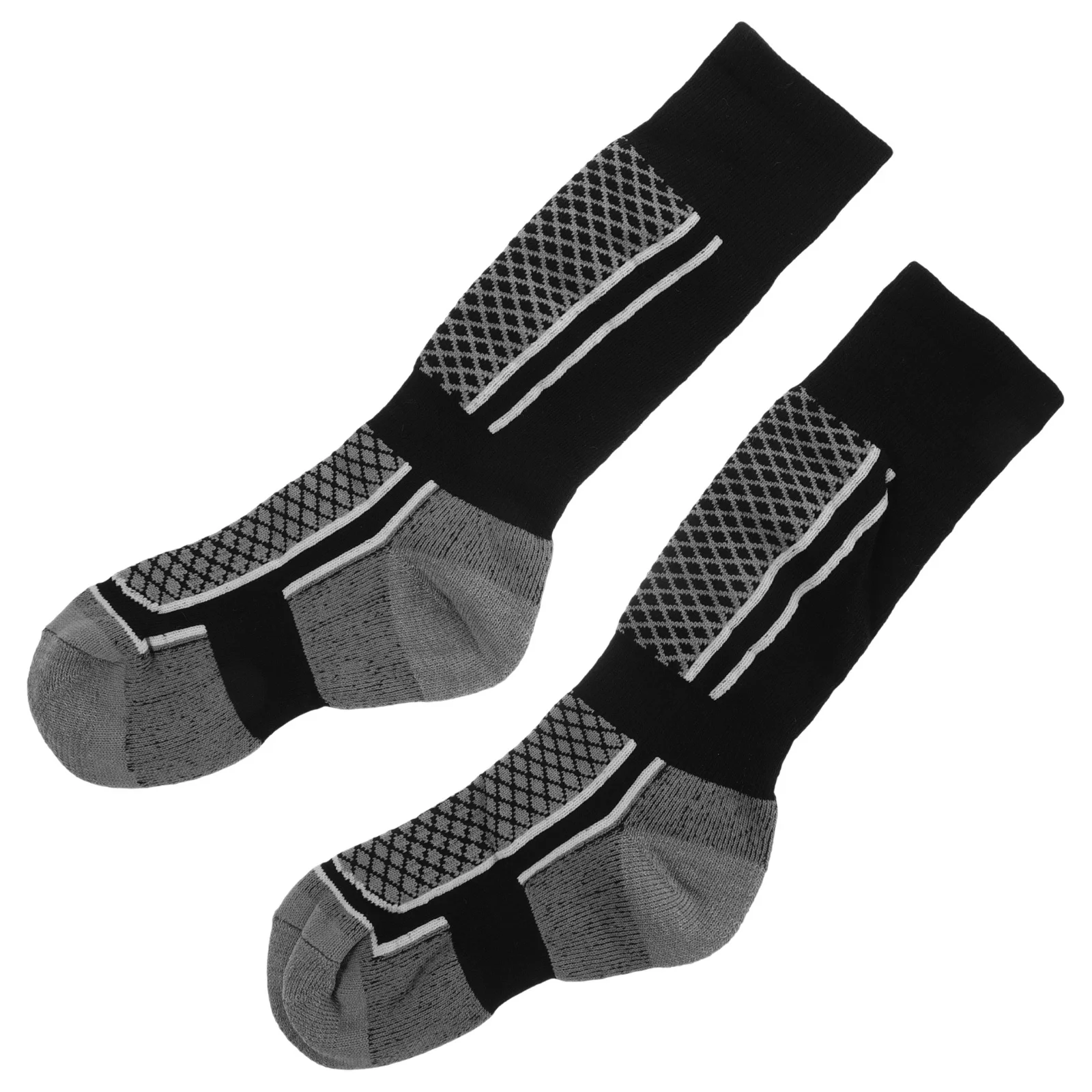 

1Pair Kids Equestrian Socks High Calf Sports Socks Sweat Absorbing Comfortable Fit for Riding Hiking Biking Soccer Long Tube