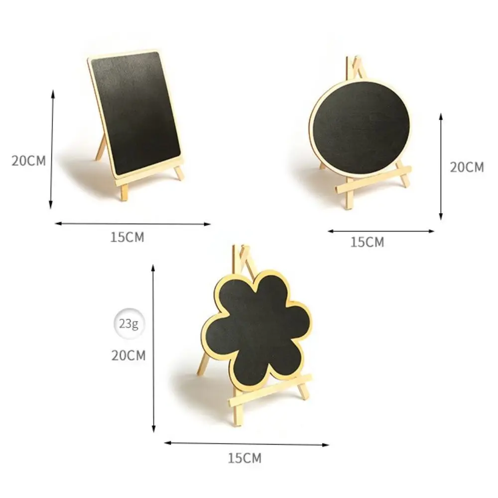 Children  Guide Board Writting To do List Wooden Easel Mini Blackboard Reminder Board Chalkboard With Stand