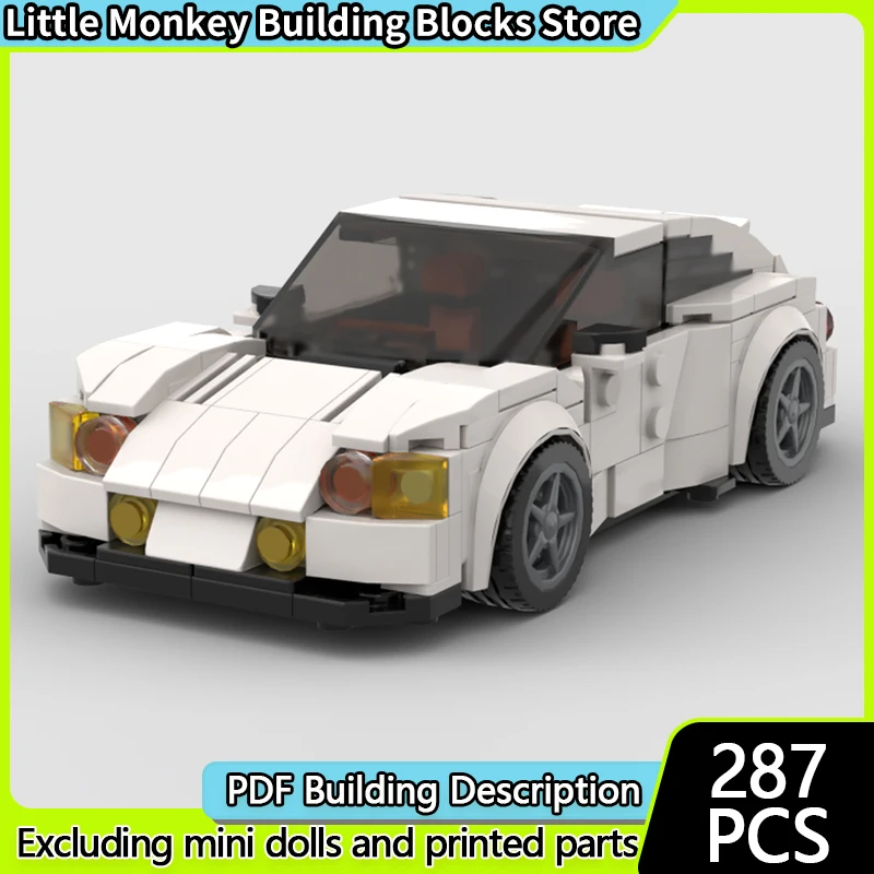 

Модель гоночного автомобиля Speed Racing Car MOC, конструктор из строительных блоков 2S RR, высококлассный спортивный автомобиль, модульная технология, детский подарок на праздник, набор для сборки игрушек