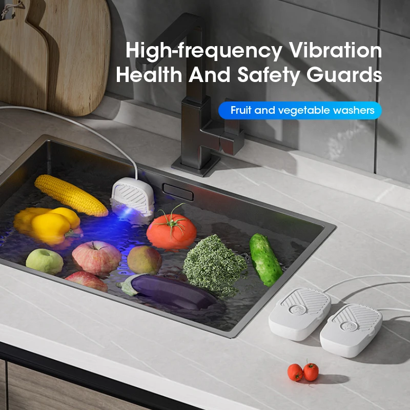 Electric Vegetable WashingMachine FruitVegetable Washers UltrasonicCleaning Machine Waterproof MultifunctionalCleaner ForKitchen