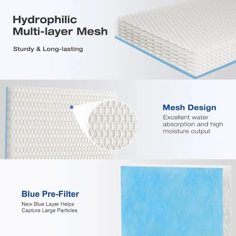 

D0AB 4 шт./6 шт. эффективный сменный фильтр влажности, пластиковый фильтр контроля влажности для HFT600 HEV615 HEV620 HEV620B