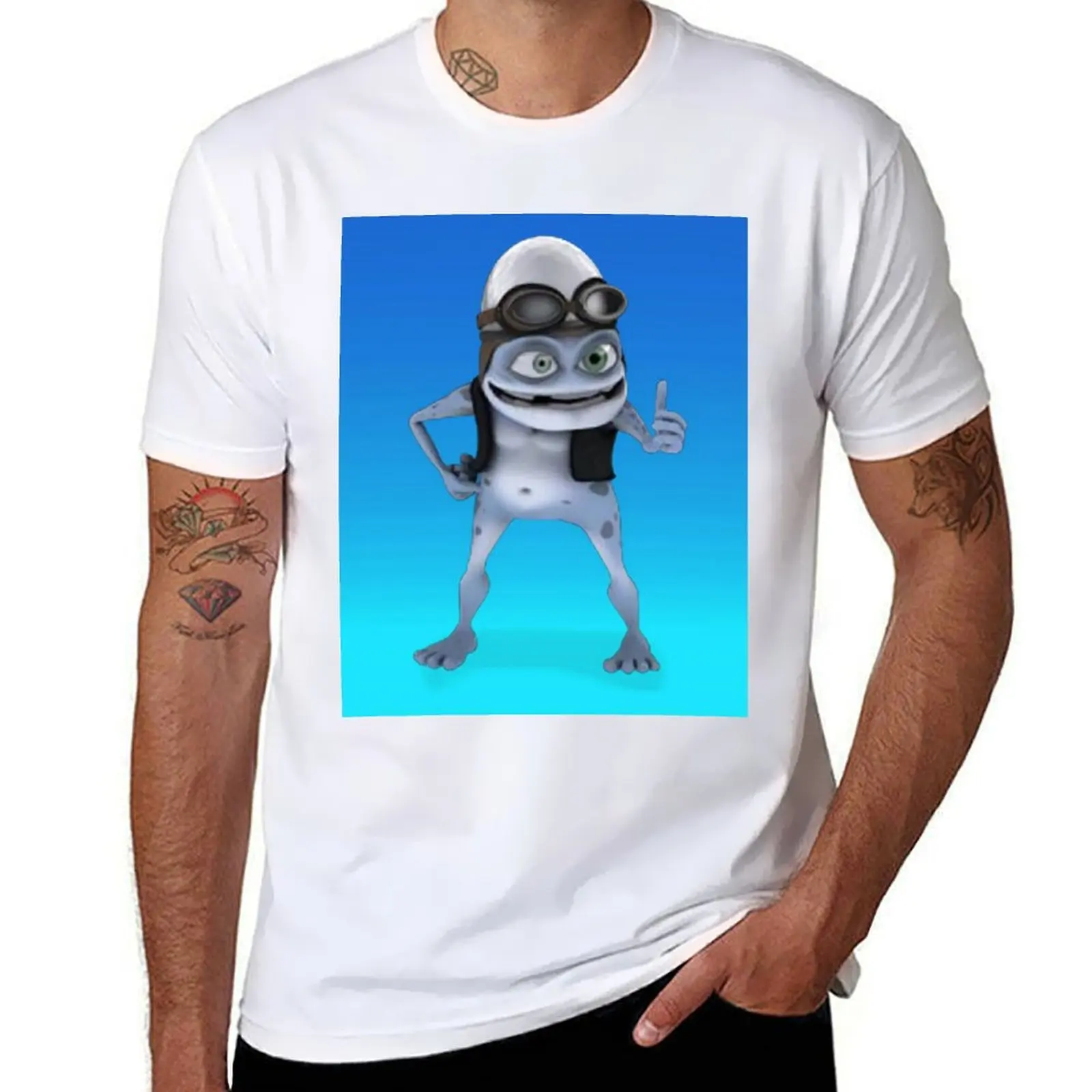 

CRAZY FROG 6 T-Shirt cotton t shirt man t shirt personalised T-Shirt