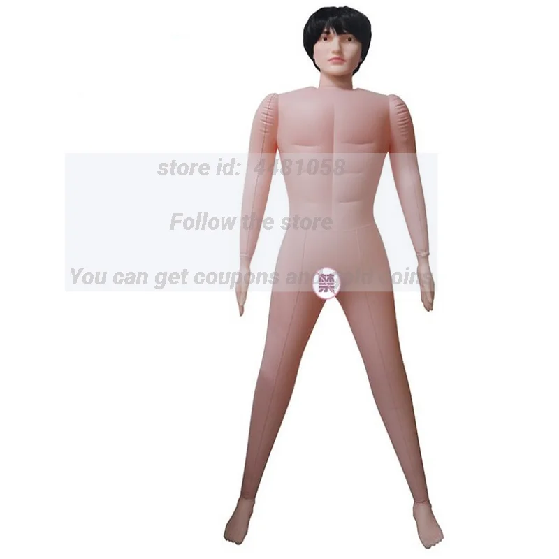 170cm Pvc Whole Body Inflatable Male Mannequin Body Toroso Inflatable Shooting Mode Maniqui for Cloth Headless Doll C931