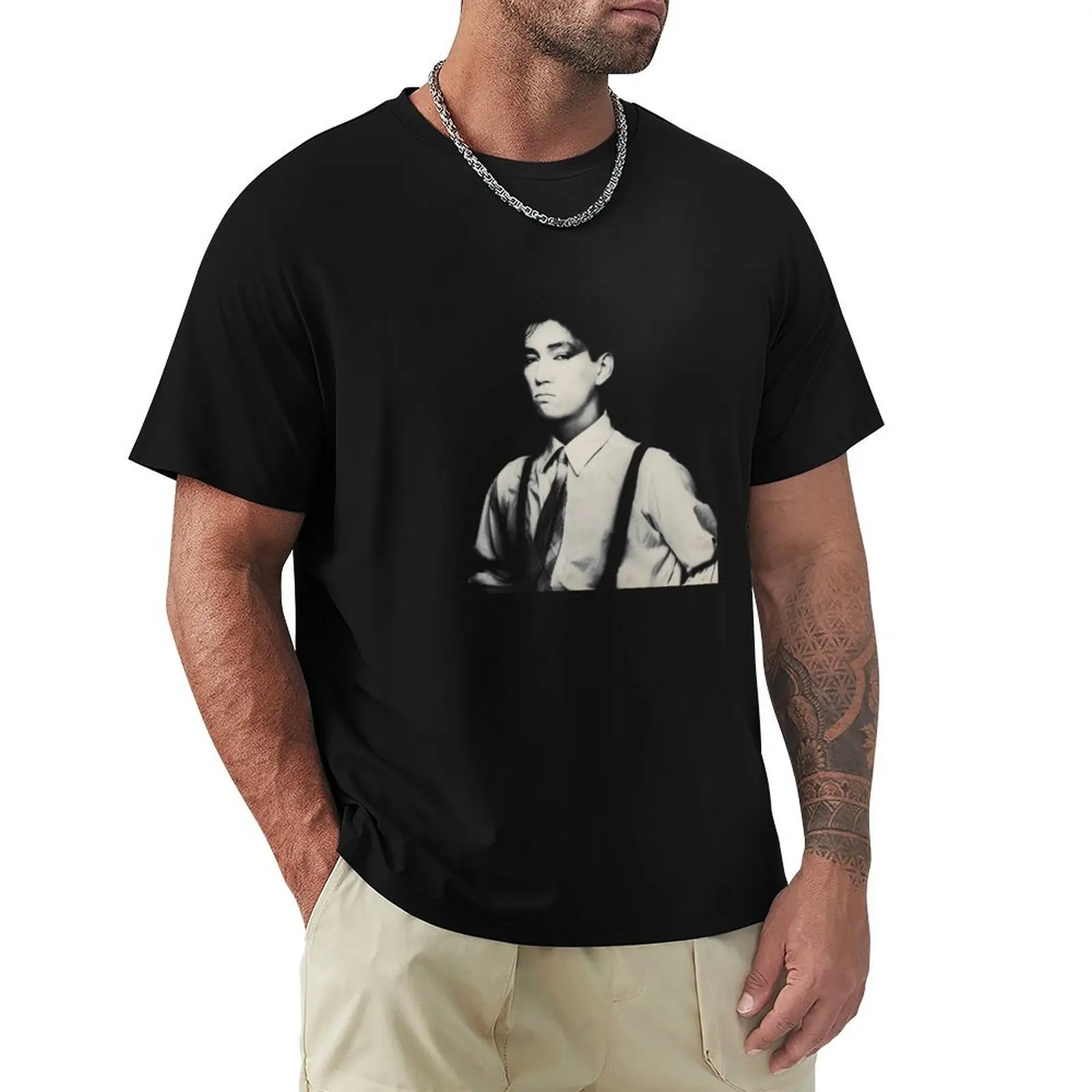 RYUICHI SAKAMOTO - BAMBOO HOUSES T-Shirt t shirts for man cotton T-Shirt