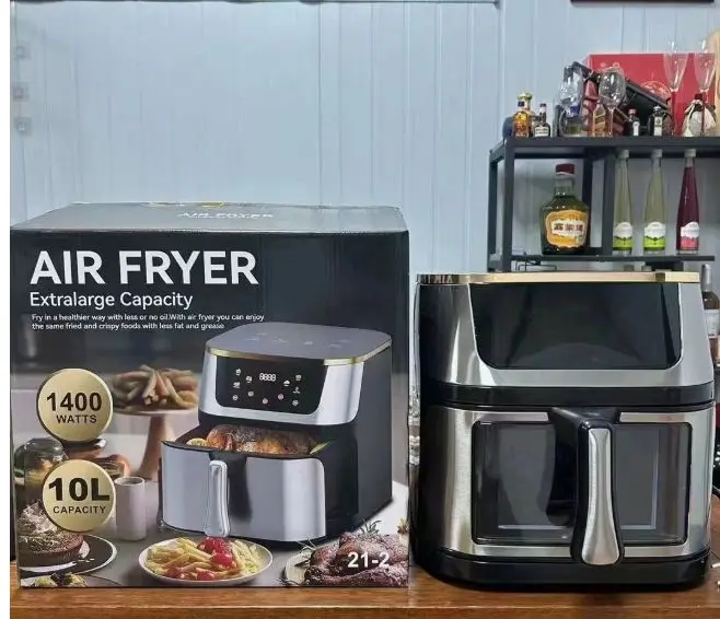 Hot Selling Large Capacity 10L Multi-Function Household Electric Air Fryer for French Fries view 6