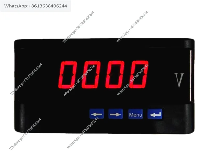 

Цифровой вольтметр SX48 250В DC/DC1000В с дисплеем, AC/AC500В, AC 1КВ, 48*96 мм