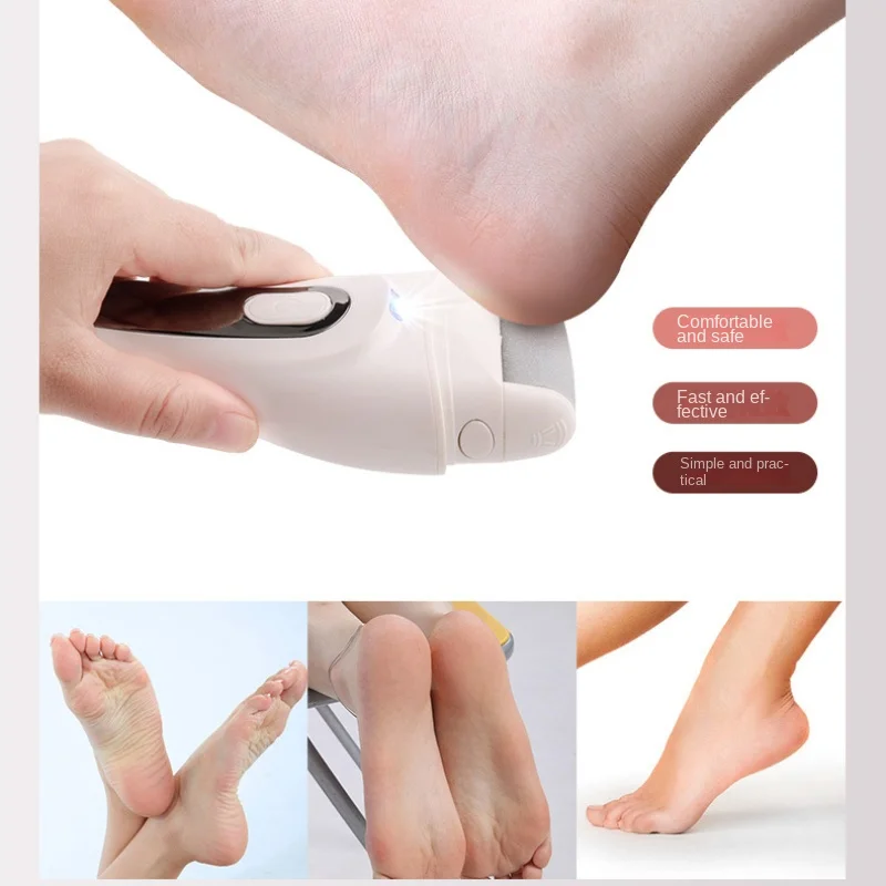 New Cross-border Electric Foot Grinder Dead Skin Excicure Light Digital Display Peeling Machine Callouse and Foot Waterproof