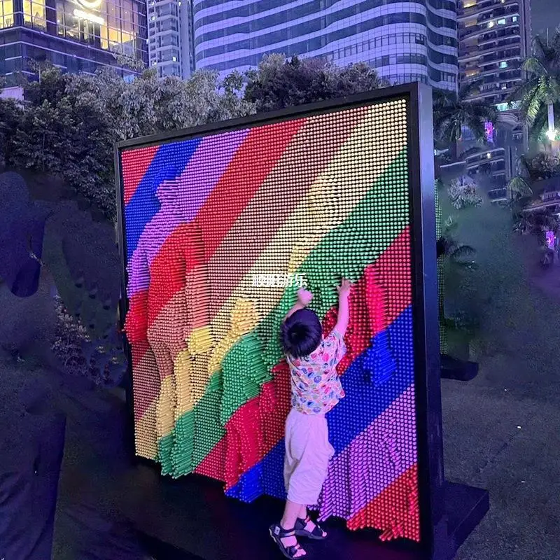 Factory  Curtain Wall Men's and Women's Warming Field Variety Interactive 3D Toys 3D  Painting 3D  Carving