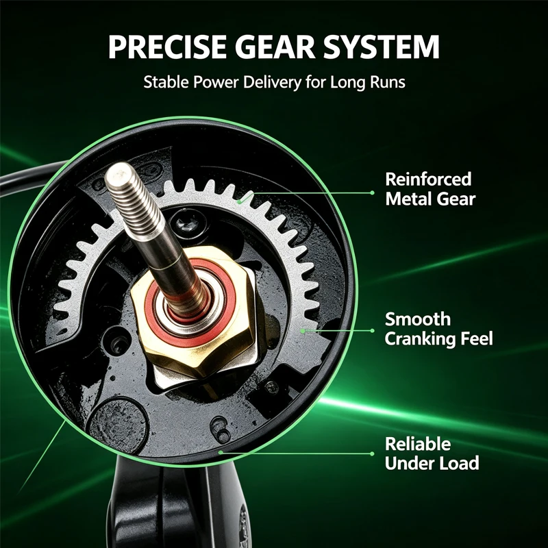HIRISI HD Series Free Runner Spinning Reel 6+1BB Carp Fishing Reel HD4000 Metal Spool Saltwater Freshwater Fishing Wheel
