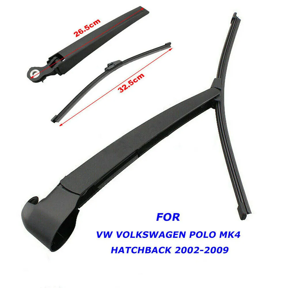 For Volkswagen VW Polo Mk4 Hatchback 2002 2009 Rear Window Wiper Arm Blade Replacement Part Automobiles Parts