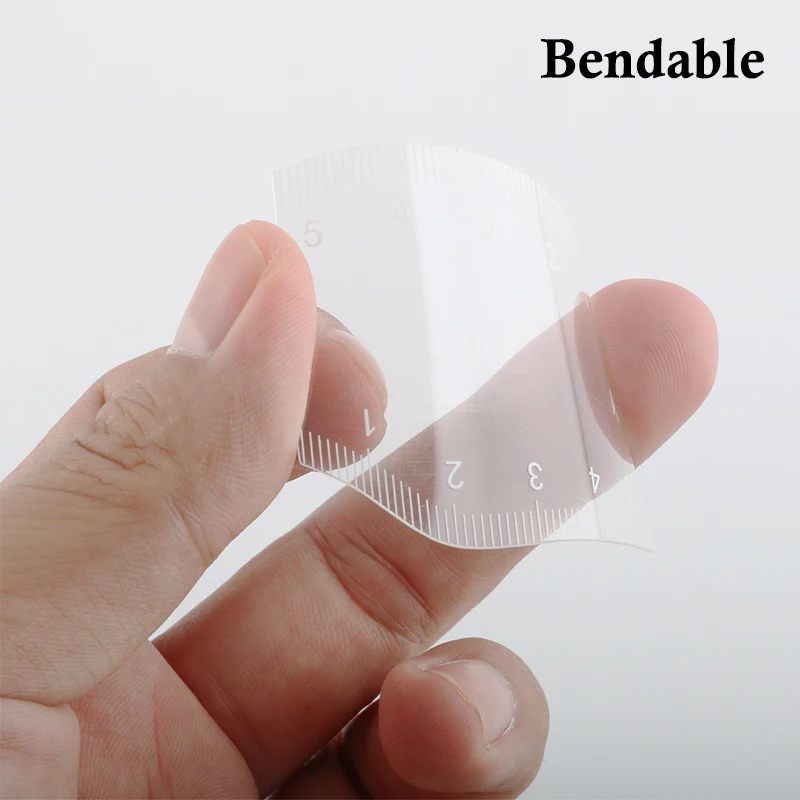 5Pcs/Lot Durable Brow Shaping Stencil Shaping Portable Instant Brow Shaper Drawing Eyebrow Design Ruler Gift