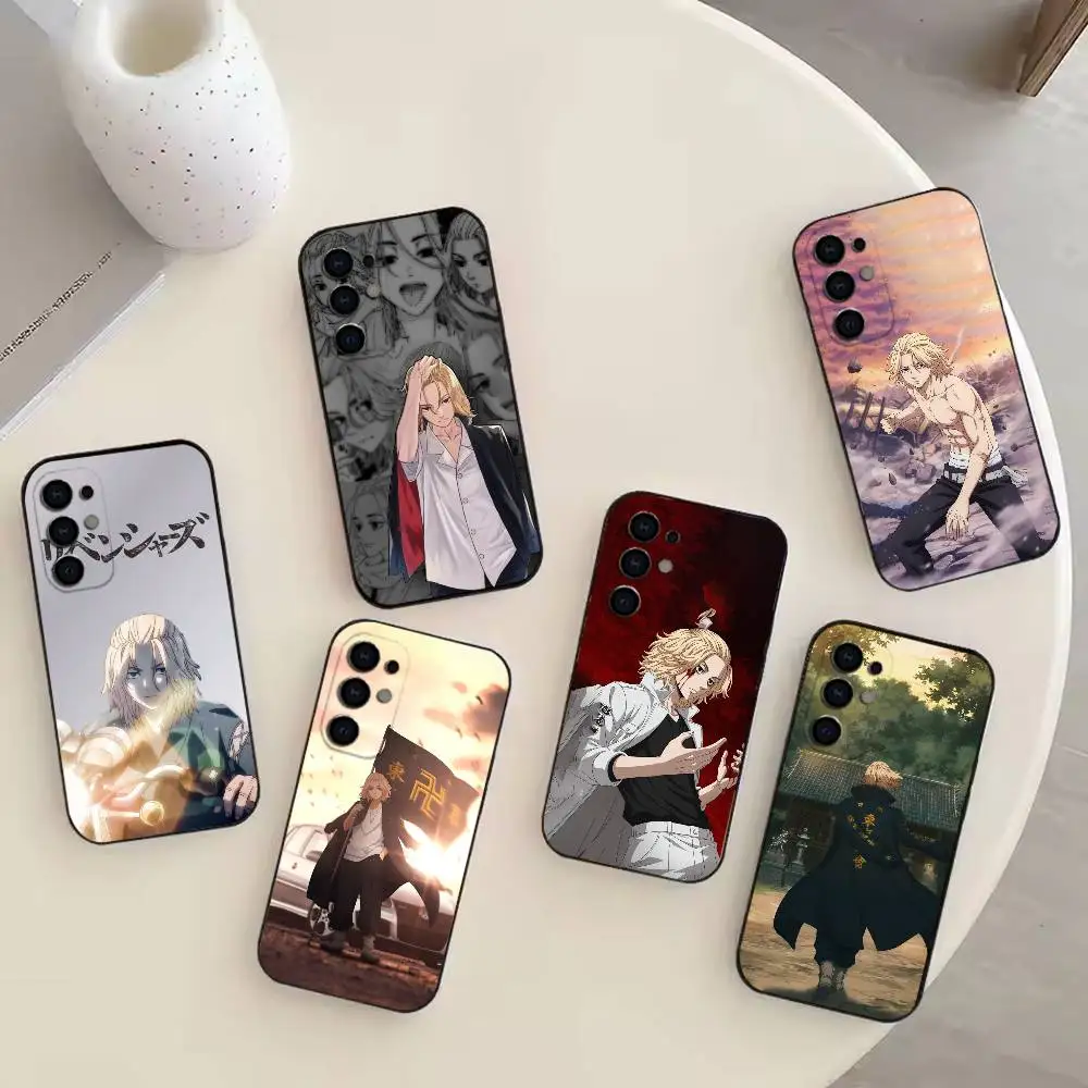 T-Tokyo r-Revengers Mikey  Phone Case For Samsung S25,S24,S21,S22,S23,S30,Ultra,S20,Plus,Fe,Note,10,9,5G Black Cover