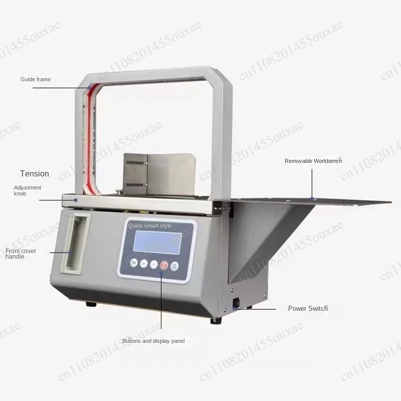 Automatic OPP Strapping Machine Multifunctional Tape Bundling Machine for Vegetable Banknote Packaging