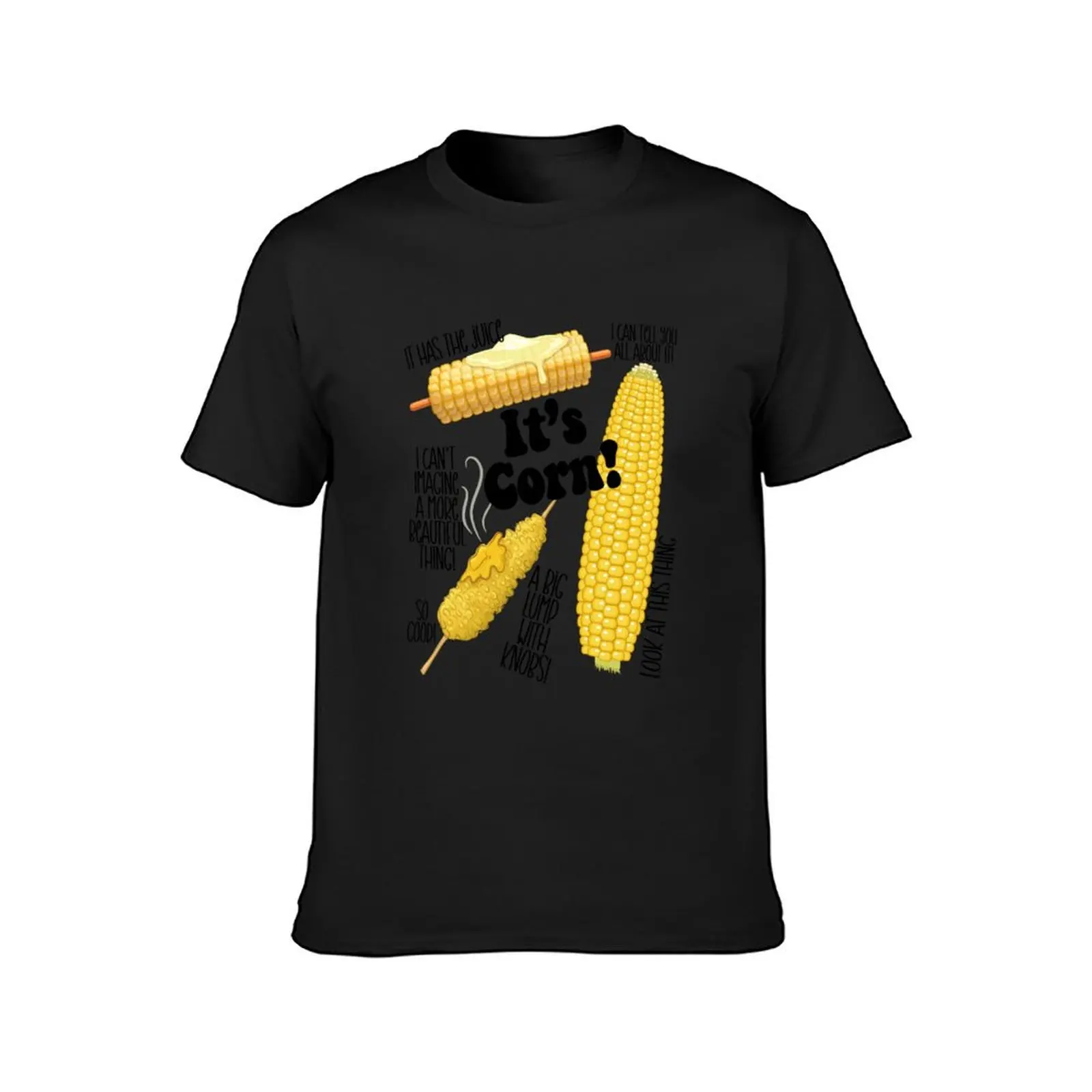 it’s corn funny kid viral video it has the juice a big lump with knobs corn on the cob food T-Shirt vintage t shirts for men