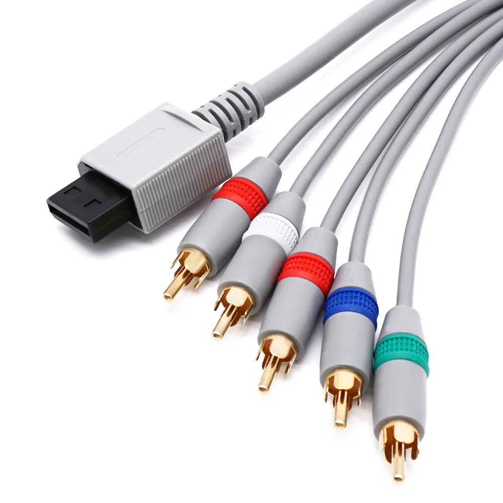 Component Cable for Nintendo Wii console 5RCA YPbPr Full Video and Audio Support Video Game Gaming Accessories