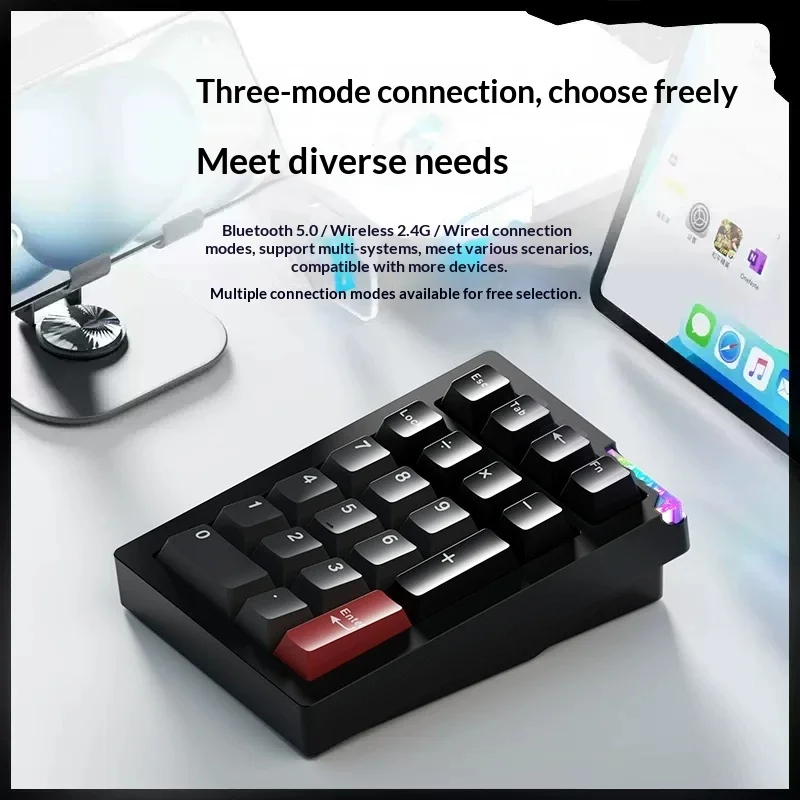 WEIKAV STARS21 Wireless Keyboard High Quality Four-Layer Filling Gaming Keyboard Three-Mode Connection Pharaoh's Eye Backboard