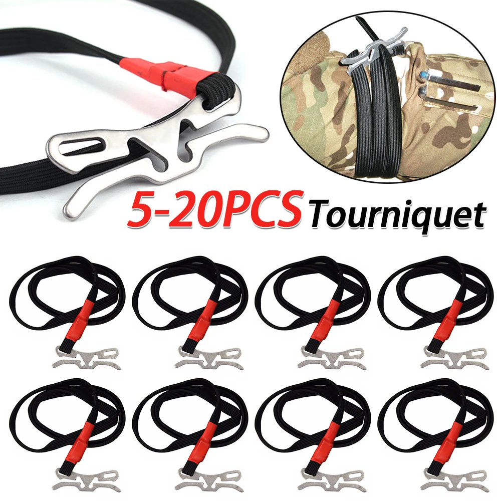 

5-20PCS Pro Emergency Tourniquet for Outdoor Exploration Camping Mountaineering First Aid Tool Bleeding Position Bandage