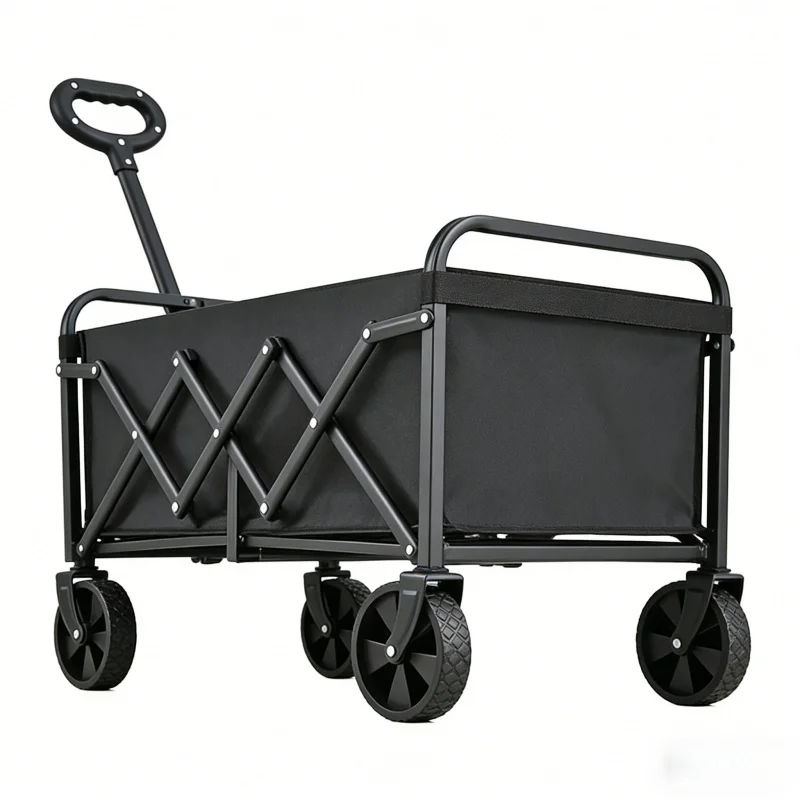 

Портативная легкая съемная складная походная тележка 1 шт. Небольшая домашняя уличная садовая тележка для кемпинга