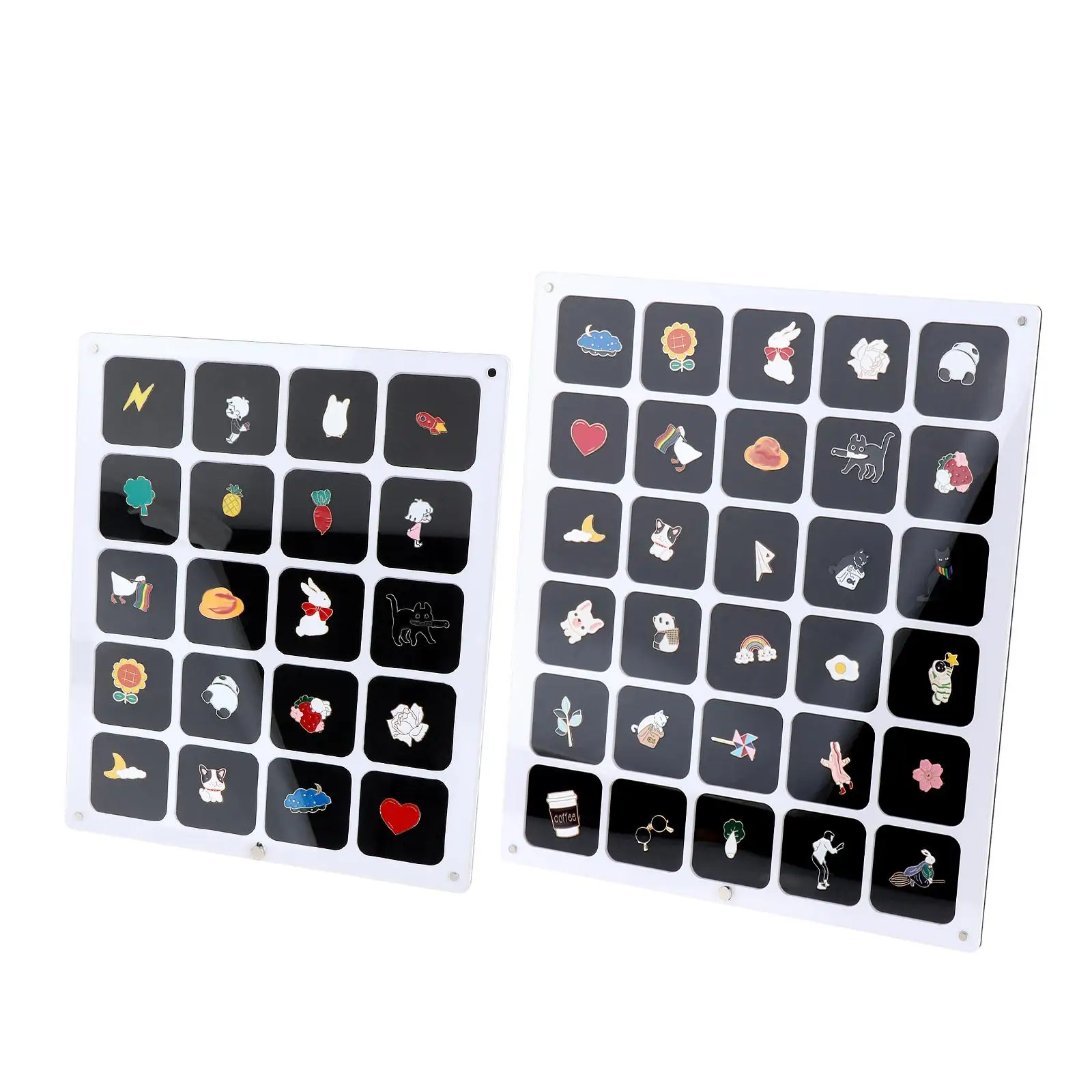 Pin Display Organizer Brooch Pin Organizer Pin Display Case Pin Display Holder Board for Insignia Ribbons Badges Lapel Pin